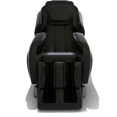 Black massage chair on a white background