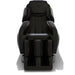 Black massage chair on a white background