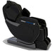 Black massage chair with 'Breakthrough' branding on a white background