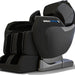 Black massage chair with 'Breakthrough' branding on a white background