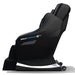 Black massage chair with 'Breakthrough 5 Plus' branding on a white background