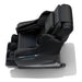 Black massage chair with 'Breakthrough Plus' branding on a white background