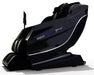 Black massage chair with 'Breakthrough 7 Plus' branding on a white background