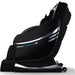 Black massage chair with 'Breakthrough' branding on a white background