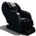 Black massage chair on a white background