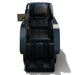 Black massage chair on a white background