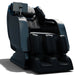 Black massage chair on a white background