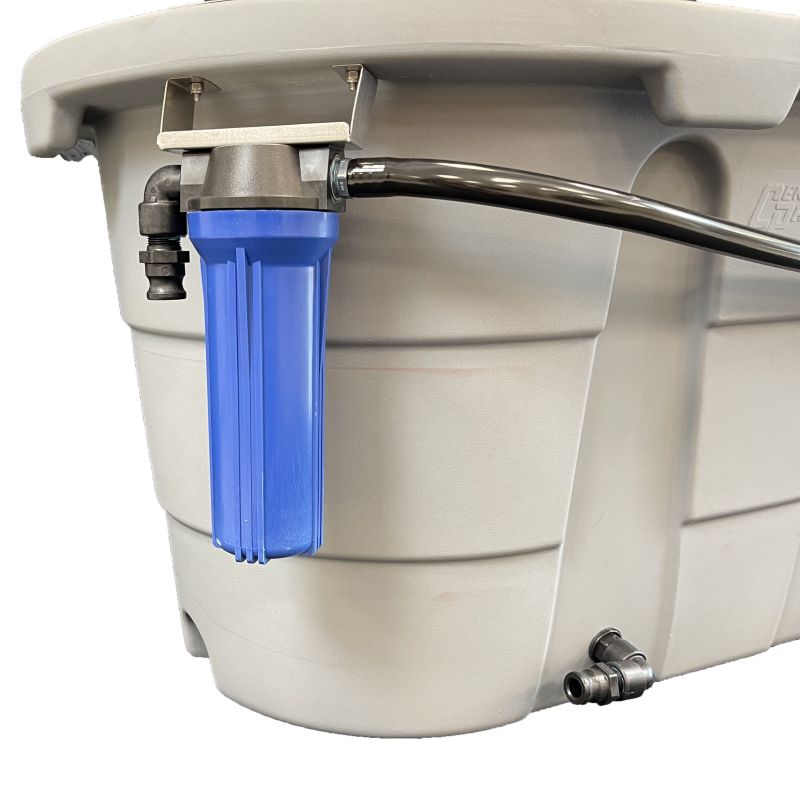Non-Insulated Cold Therapy Tub Filter Side View