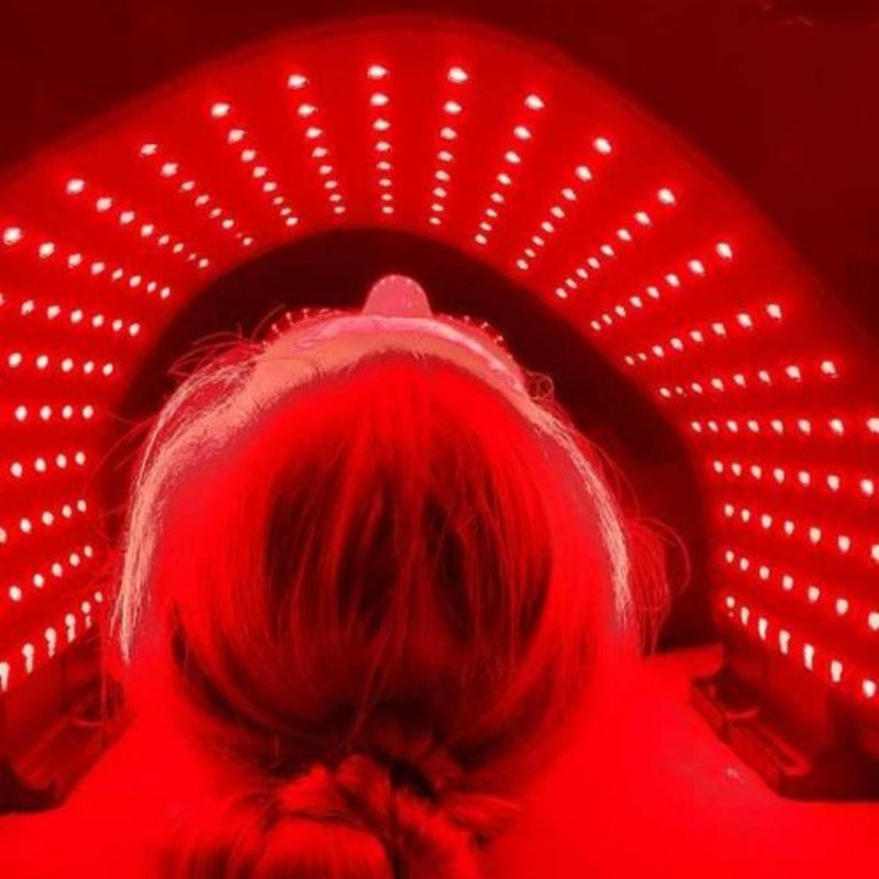OrblifeFacialRedLightWrapInUse