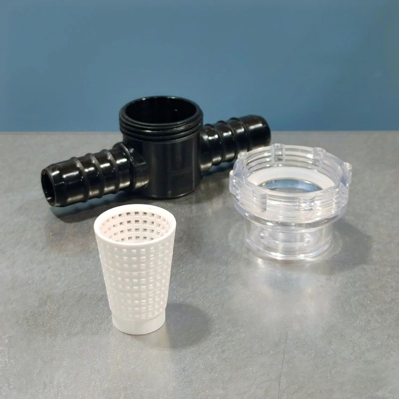 Penguin Cold Therapy Tub In-Line Filter Taken Apart