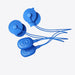 Blue tens unit on a light white background