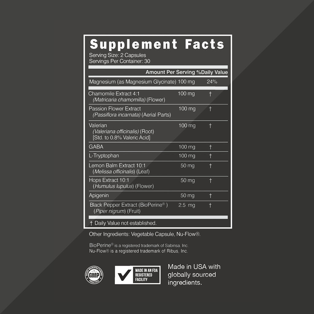 Sleep Complex: Dreamstate Formula facts