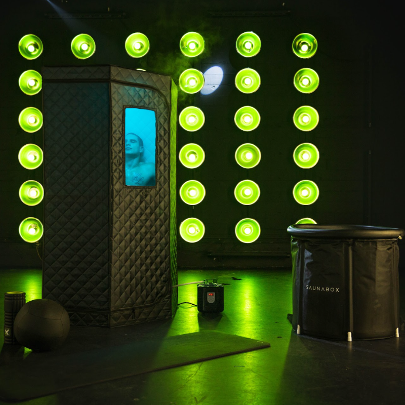 Ultimate Recovery Bundle: SAUNABOX® + Cold Plunge green light