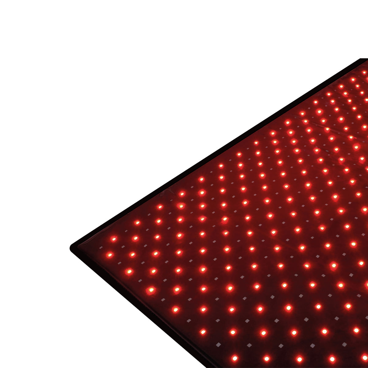nushape red light therapy mat corner close up