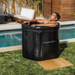 suanabox cold plunge man inside