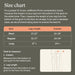 Size chart for JetBoots Prime compression boots with measurement instructions.
