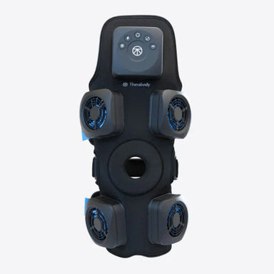 kneetherm black massager white background 